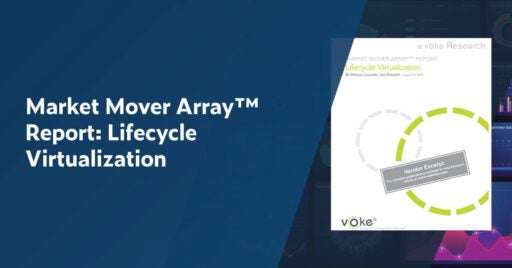 Market Mover Array(TM) Report: Lifecycle Virtualization. Small image of report cover.