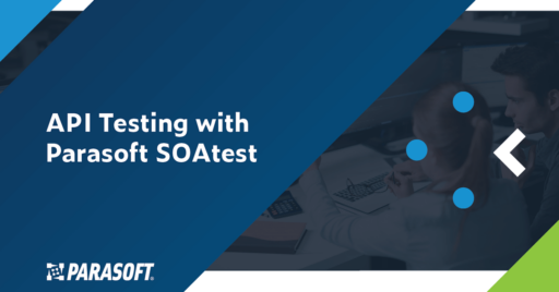Pruebas de API con Parasoft SOAtest con el logotipo del producto a la derecha