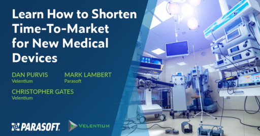 Learn How to Shorten Time-To-Market for New Medical Devices and image of hospital room with various medical devices on right