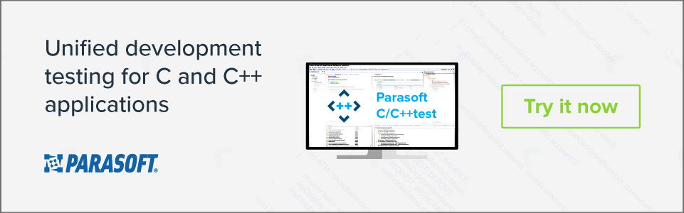 Unified development testing for C and C++ applications