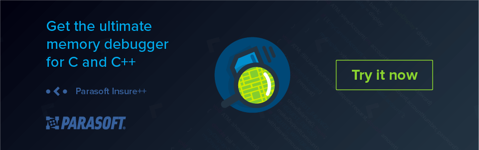 C/C++test Demo banner