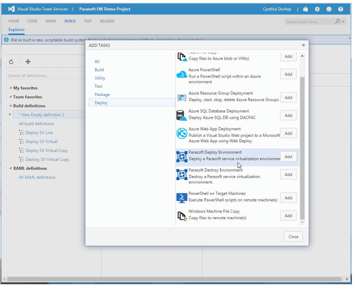 Achieve Continuous Testing in Microsoft VSTS with Service Virtualization