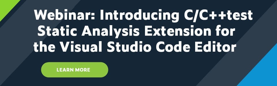 Getting Started With the Visual Studio Code Extension for C/C++ Static Analysis