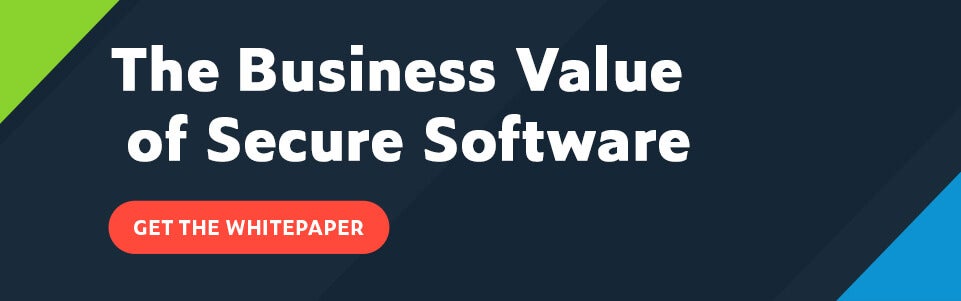 Call to action to download the static analysis whitepaper: The Business Value of Secure Software
