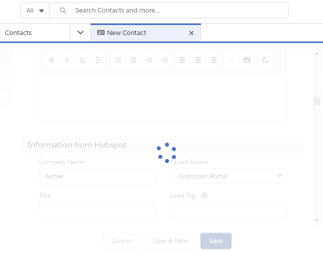 Loading Overlay Mask