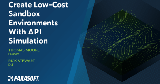 Create Low-Cost Sandbox Environments With API Simulation with wave graph on right