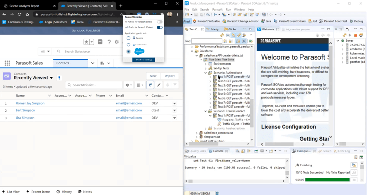 Parasoft SOAtest, Virtualize, & the Continuous Testing Platform 2020.2