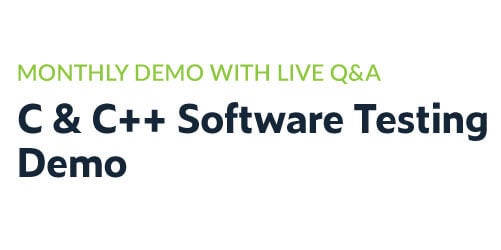 Démo mensuelle avec questions-réponses en direct : démo de test de logiciels C et C++