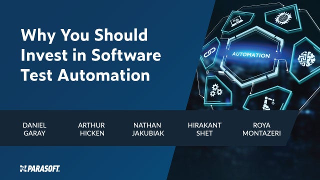 Why You Should Invest in Software Test Automation webinar
