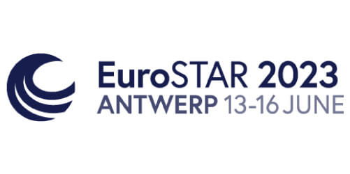 Logo for EuroSTAR 2023 in Antwerp 13-16 of June