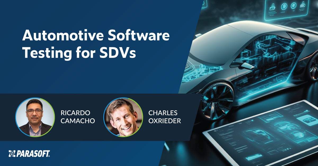 Automotive Software Testing for SDVs - Parasoft