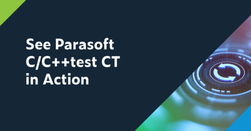 Voir Parasoft C/C++test CT en action