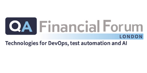 Event logo for QA Financial Forum London, Technologies for DevOps, test automation and AI