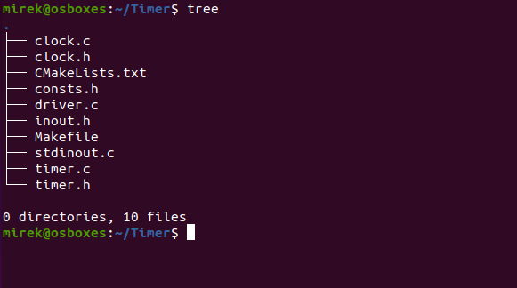 Code snippet from sample project to integrate C/C++test static analysis capabilities into CMake-based projects. Making a copy of the Timer example and enter the Timer directory.